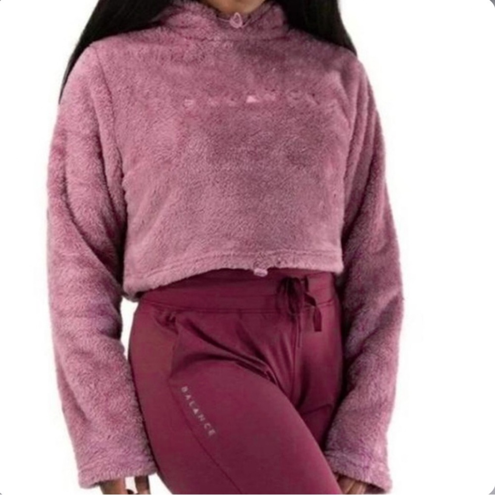 Balance Athletica Sherpa Crop Hoodie